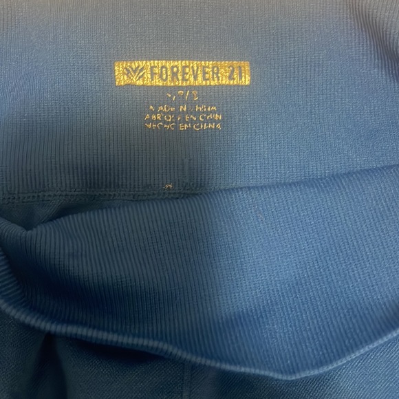 forever 21 blue leggings - Picture 4 of 4